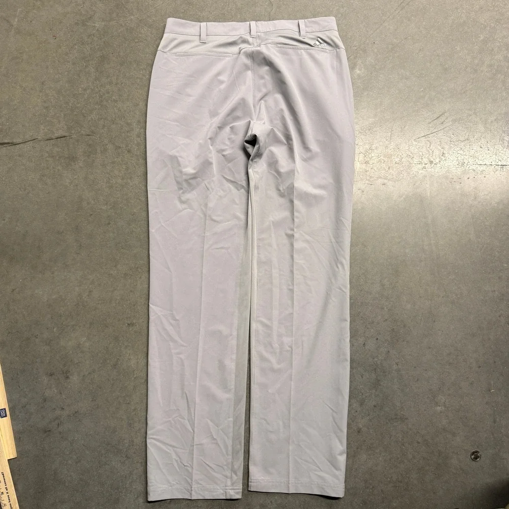 Adidas Mens Ultimate365 Golf Pants Light Gray 33x30 Performance Trousers